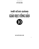 Giáo dục công dân 10 - Thiết kế bài giảng