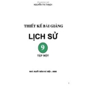 Lịch sử 9 - Thiết kế bài giảng tập 1