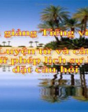 Bài giảng LTVC: Giữ phép lịch sự khi đặt câu hỏi - Tiếng việt 4 - GV.N.Hoài Thanh