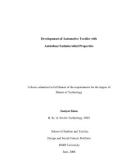 Master's thesis of Technology: Development of automotive textiles with antiodour/antimicrobial properties