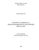 LUẬN VĂN ĐẠI HỌC: ẢNH HƯỞNG CỦA HOROMON 17-αMETHYLTESTOSTERON ĐẾN SỰ CHUYỂN ĐỔI GIỚI TÍNH CÁ LA HÁN