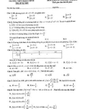 Đề kiểm tra giữa HK2 môn Toán 10 năm 2018-2019 - Trường THPT Nhân Chính