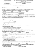 Đề thi KSCL môn Vật lí 12 năm 2020-2021 có đáp án - Trường THPT Quế Võ 1 (Lần 1)
