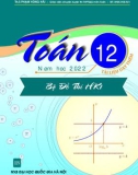 Bộ đề thi học kì 1 môn Toán lớp 12 năm học 2022-2023 - Th.S Phạm Hùng Hải