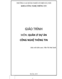 Giáo trình Quản lý dự án công nghệ thông tin - Trường CĐ Cơ điện Hà Nội