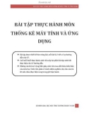 Bài tập thực hành môn Thống kê máy tính và ứng dụng