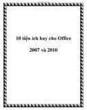 10 tiện ích hay cho Office 2007 và 2010