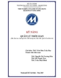 Bài giảng: Kỹ năng quản lý thời gian - Viện nghiên cứu Kinh tế ứng dụng