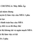 Bài giảng Kỹ thuật điện: Chương 6 - TS. Vũ Xuân Hùng