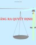 Bài giảng Kỹ năng ra quyết định