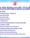 Bài giảng Cơ sở kỹ thuật thông tin vô tuyến: Chương 8 - Nguyễn Viết Đảm