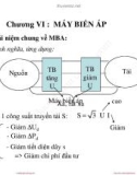 Bài giảng môn Kỹ thuật điện – Chương 6: Máy biến áp