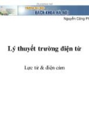 Bài giảng Lý thuyết trường điện từ: Lực từ & điện cảm - Nguyễn Công Phương