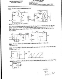 Đề thi học kỳ năm học 2016 môn Giải tích mạch