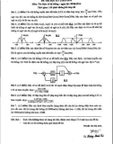 Đề thi học kỳ II năm học 2013 - 2014 môn Tín hiệu và hệ thống