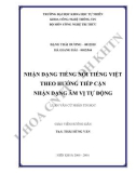 Luận văn: Nhận dạng tiếng nói tiếng việt theo hướng tiếp cận nhận dạng âm vị tự động