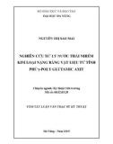 Tóm tắt Luận văn Thạc sĩ Kỹ thuật: Nghiên cứu xử lý nước thải nhiễm kim loại nặng bằng vật liệu từ tính phủ poly glutamic axit