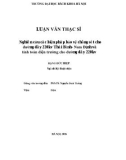 Luận văn Thạc sĩ Kỹ thuật điện: Nghiên cứu các biện pháp bảo vệ chống sét cho đường dây 220kv Thái Bình - Nam Định và tính toán điện trường cho đường dây 220kv