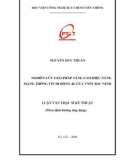 Luận văn Thạc sĩ Kỹ thuật: Nghiên cứu giải pháp nâng cao hiệu năng mạng thông tin di động 4G của VNPT Bắc Ninh