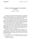 Báo cáo toán học: Invariant operator ranges for reflexive algebras 