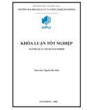 Khóa luận tốt nghiệp: Thực trạng và giải pháp hoàn thiện hoạt động bán hàng tại Công ty TNHH TL Đức Ngân