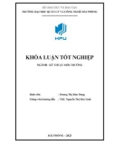 Khóa luận tốt nghiệp: Đánh giá hiện trạng môi trường của khu công nghiệp Tràng Duệ