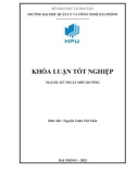 Khóa luận tốt nghiệp: Đánh giá hiện trạng môi trường và đề xuất giải pháp bảo vệ môi trường khu công nghiệp Đồ Sơn