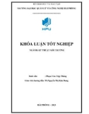 Khóa luận tốt nghiệp: Đánh giá hiện trạng môi trường và đề xuất biện pháp giảm thiểu ô nhiễm môi trường của cơ sở sản xuất đế giày An Lão