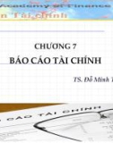 Bài giảng Kế toán tài chính 1: Chương 7 - TS. Đỗ Minh Thoa