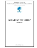 Khóa luận tốt nghiệp: Nhận và nuôi con nuôi theo pháp luật Việt Nam