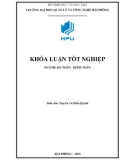 Khóa luận tốt nghiệp: Hoàn thiện công tác kế toán thanh toán với người mua, người bán tại Công ty Cổ phần Anh Linh