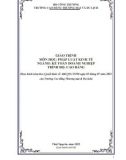 Giáo trình Pháp luật kinh tế (Ngành: Kế toán doanh nghiệp - Cao đẳng) - Trường Cao đẳng Thương mại và Du lịch Thái Nguyên