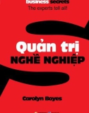 quản trị nghề nghệp