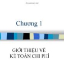 Bài giảng Kế toán chi phí - Chương 1: Giới thiệu về kế toán chi phí