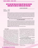 Một số giải pháp nâng cao kĩ năng đối thoại cho sinh viên ngành Quản trị nhân lực trường Đại học Công Đoàn