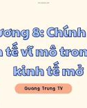 Bài giảng Kinh tế vĩ mô: Chương 8 - Đàm Quang Trung