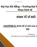 Bài giảng Kinh tế vĩ mô: Chương 8.2 - Trường ĐH Kinh tế Đà Nẵng