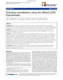 báo cáo khoa học: Detecting exacerbations using the Clinical COPD Questionnaire