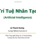 Bài giảng Trí tuệ nhân tạo (Artificial intelligence) - Chương 1: Tổng quan