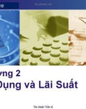 Bài giảng Tài chính tiền tệ - Chương 2: Tín dụng và lãi suất