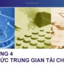 Bài giảng Tài chính tiền tệ - Chương 4: Tổ chức trung gian tài chính