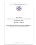 Giáo trình Đảm bảo chất lượng thuốc (Nghề: Dược - Cao đẳng) - Trường Cao đẳng Bách khoa Nam Sài Gòn (2022)