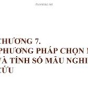 Bài giảng Dịch tễ học thú y: Chương 7 - Nguyễn Thị Thu Hiền