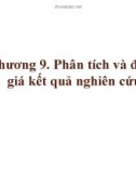 Bài giảng Dịch tễ học thú y: Chương 9 - Nguyễn Thị Thu Hiền