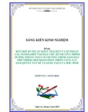 Sáng kiến kinh nghiệm THPT: Kết hợp kĩ thuật khăn trải bàn và kĩ thuật các mảnh ghép vào dạy chủ đề phương trình đường thẳng toán 10 chương trình giáo dục phổ thông 2018 nhằm phát triển năng lực giải quyết vấn đề và sáng tạo của học sinh