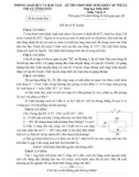 Đề thi học sinh giỏi cấp thị xã môn Vật lý lớp 9 năm 2022-2023 - Phòng GD&ĐT Thị xã Vĩnh Châu
