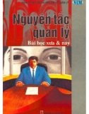 nguyên tắc quản lý