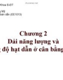 Bài giảng Vật lý bán dẫn: Chương 2.1 - Hồ Trung Mỹ