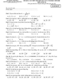 Đề KSCL ôn thi THPT Quốc gia môn Toán 10 năm 2019-2020 có đáp án - Trường THPT chuyên Vĩnh Phúc (Lần 1)