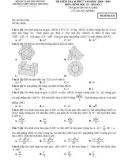 Đề kiểm tra 1 tiết chương 1 Hình học 12 năm học 2018-2019 có đáp án - Trường THP Đoàn Thượng